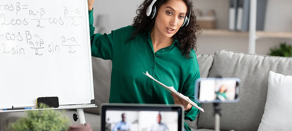 Live-streamed teaching scores a hat-trick